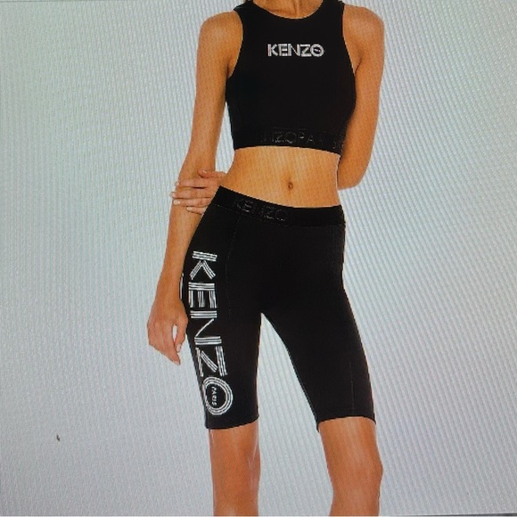 Kenzo. High- waisted logo legging shorts. Size M. - Picture 2 of 15